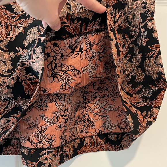 Copper & Black Cally Jaquard Skirt - Picture 6 of 12